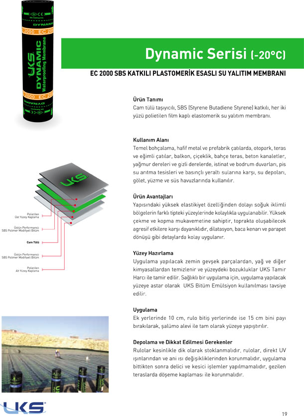 UKS - Bitümlü Su Yalıtımı Örtüleri ve Yapı Kimyasalları
