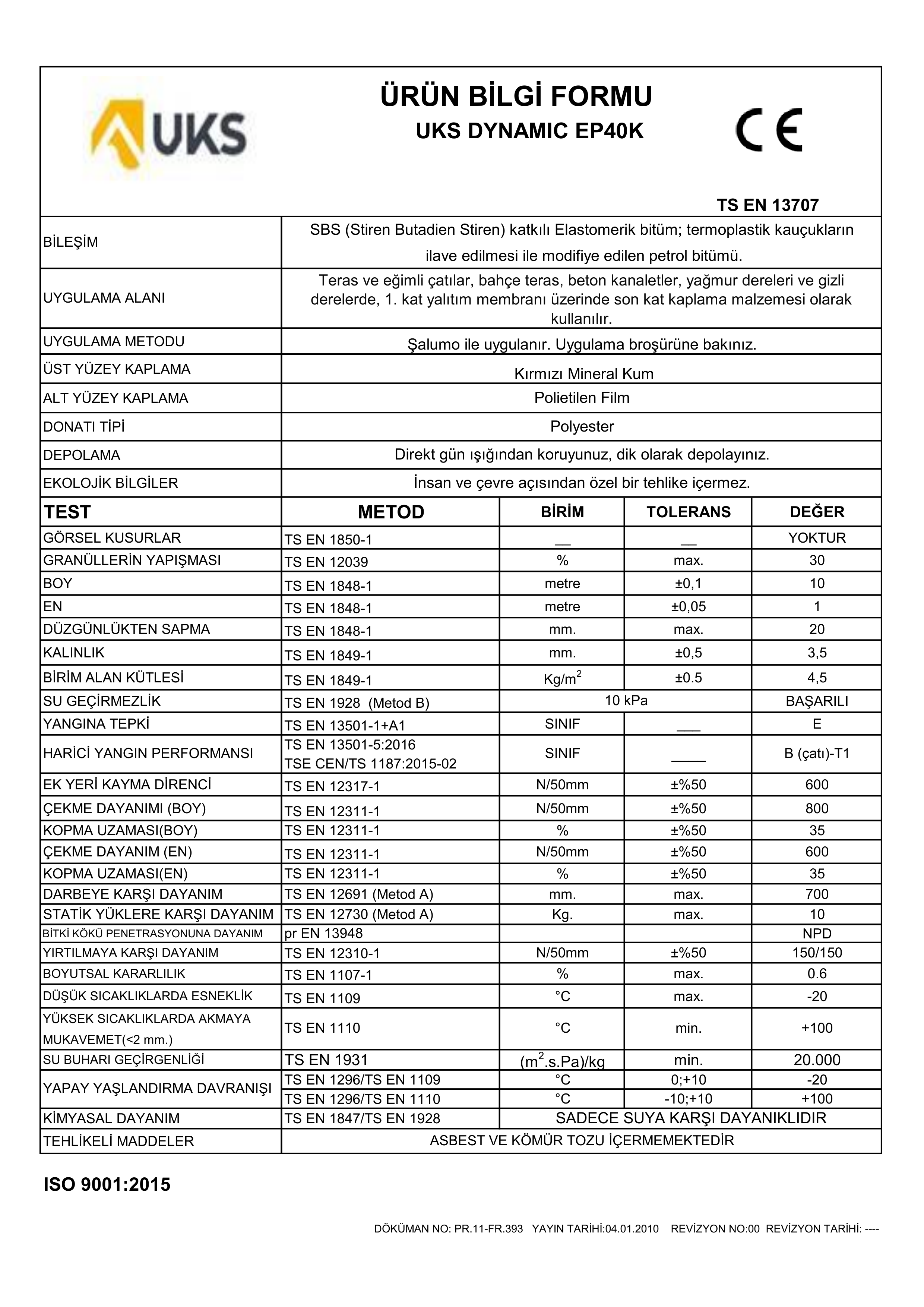 UKS DYNAMIC EP40K