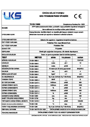 UKS TITANIUM P4000 VİYADÜK